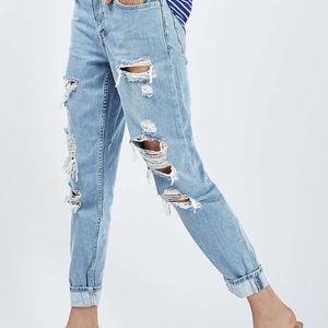 Topshop Hayden Moto Jeans